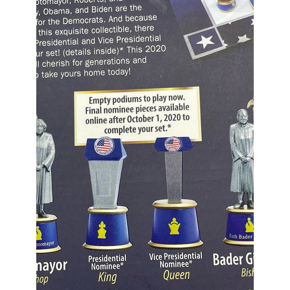 2020 Battle for the White House Chess Set by Bulbhead - Picture 9 of 13